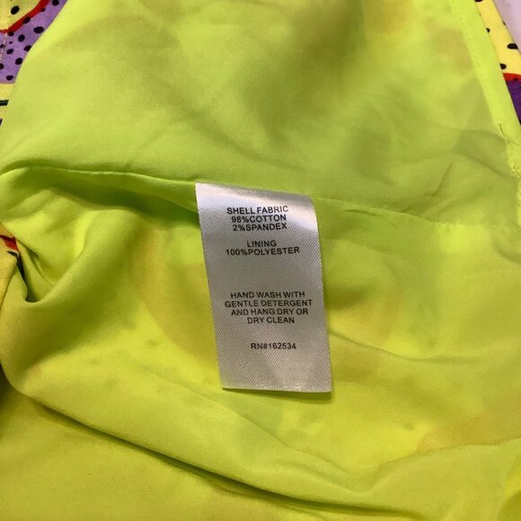 Emily McCarthy Del Mar Caftan Dress Peekaboo Print Size Small Resort Wear - Picture 8 of 9